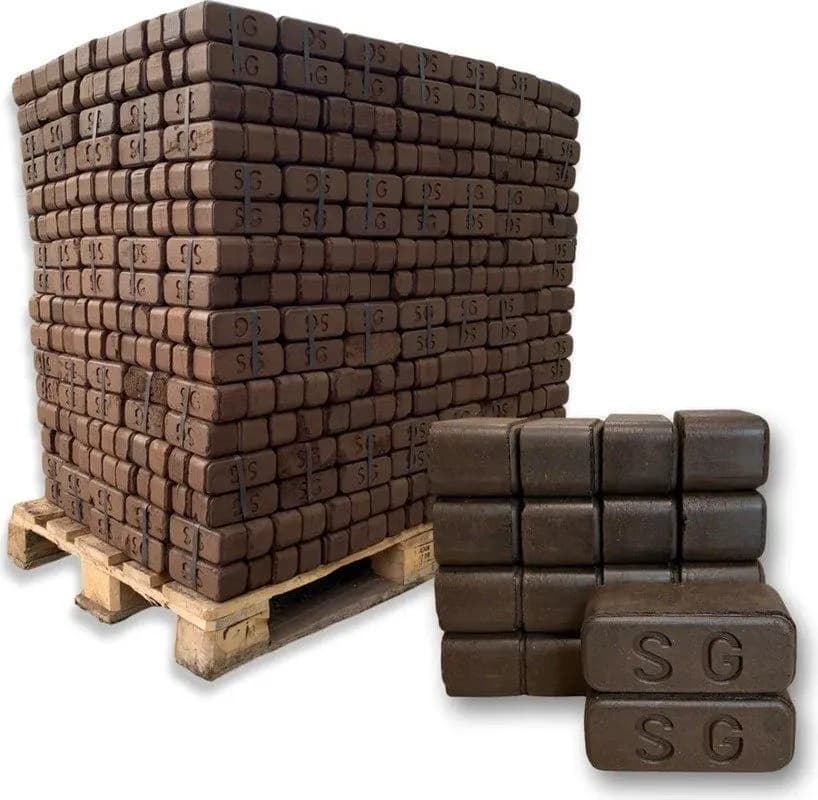 Feuerpracht Premium Torfbriketts – 960kg Palette
