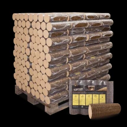 Buchen Nestro Briketts – 12 kg Box – Palette 81× (972 kg)