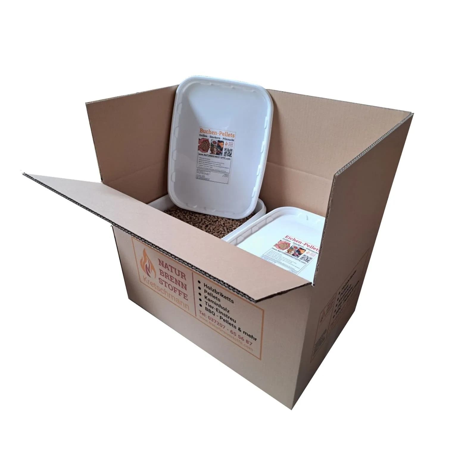 Buchen-Pellets 6 mm – 13 × 15 kg (195 kg) – für Pellet-Smoker & Fackeln